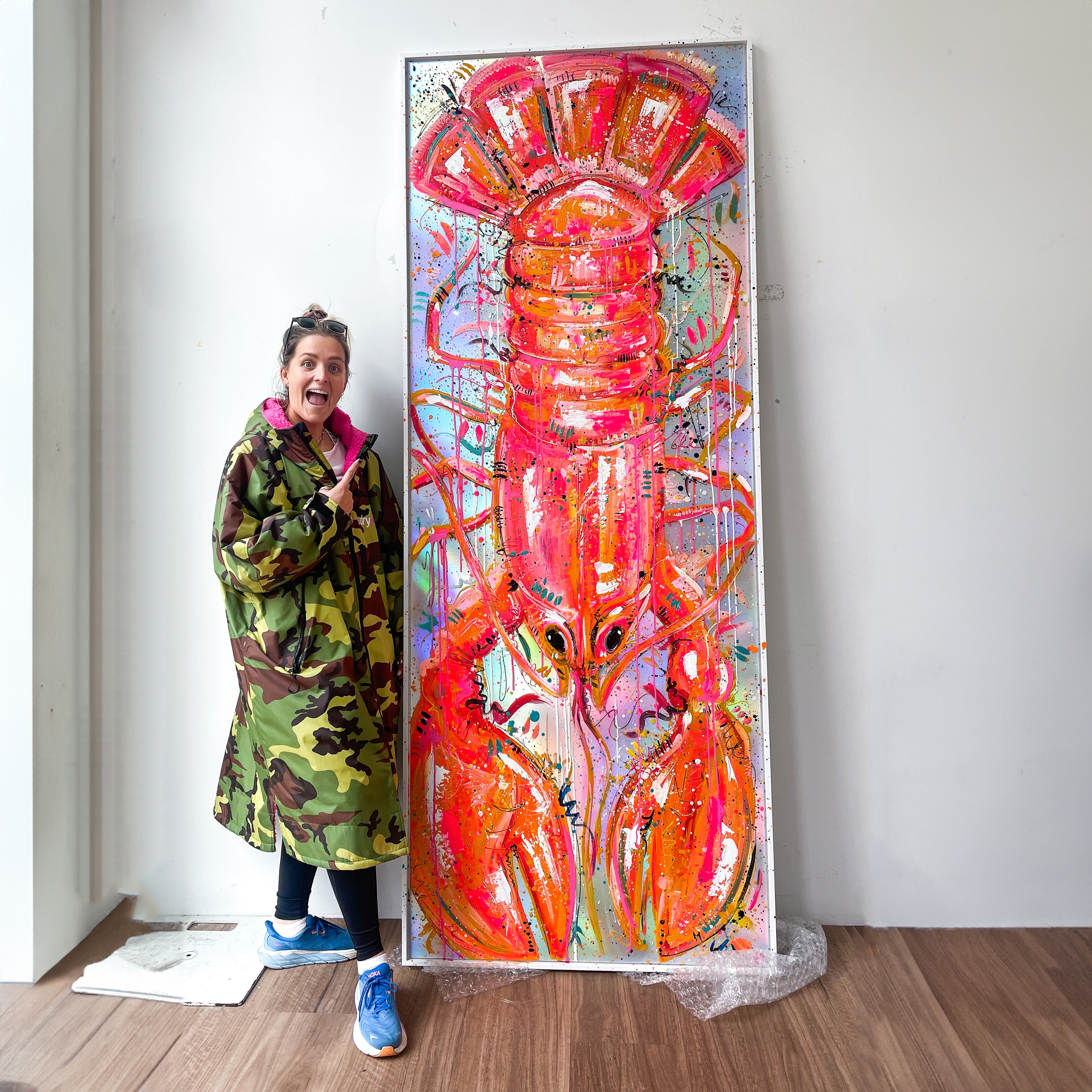 Zelda the Lobster 🦞 Original - SOLD