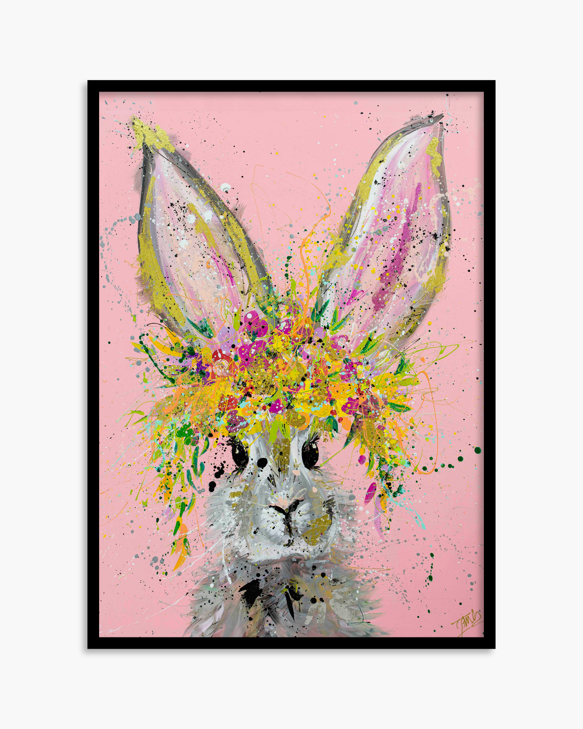 Pink Bunny Standard Print