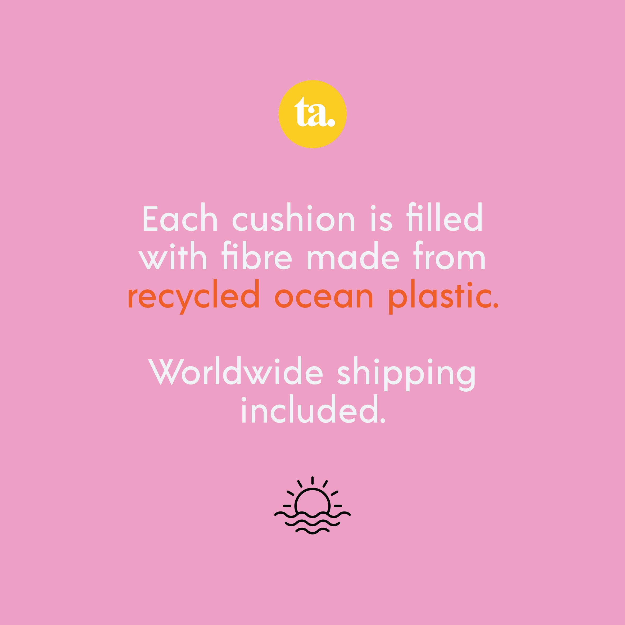 Estelle the Flamingo Cushion