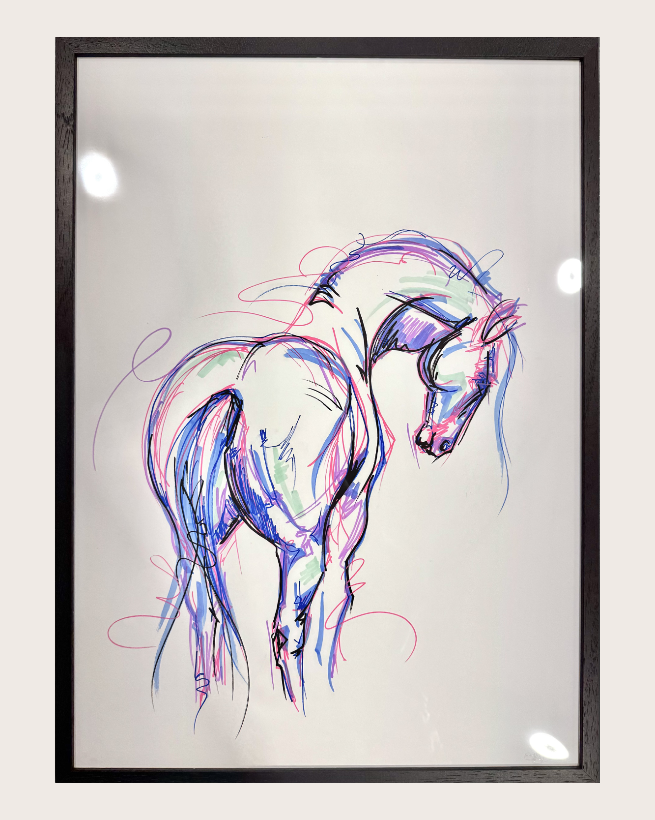 Horse Sketch Large #5