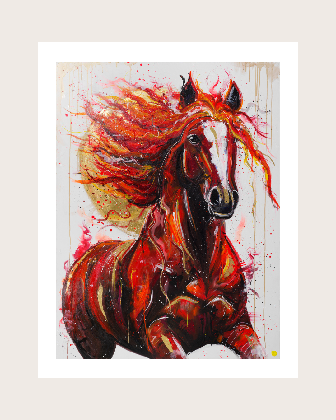 Fire Horse Standard Paper Print