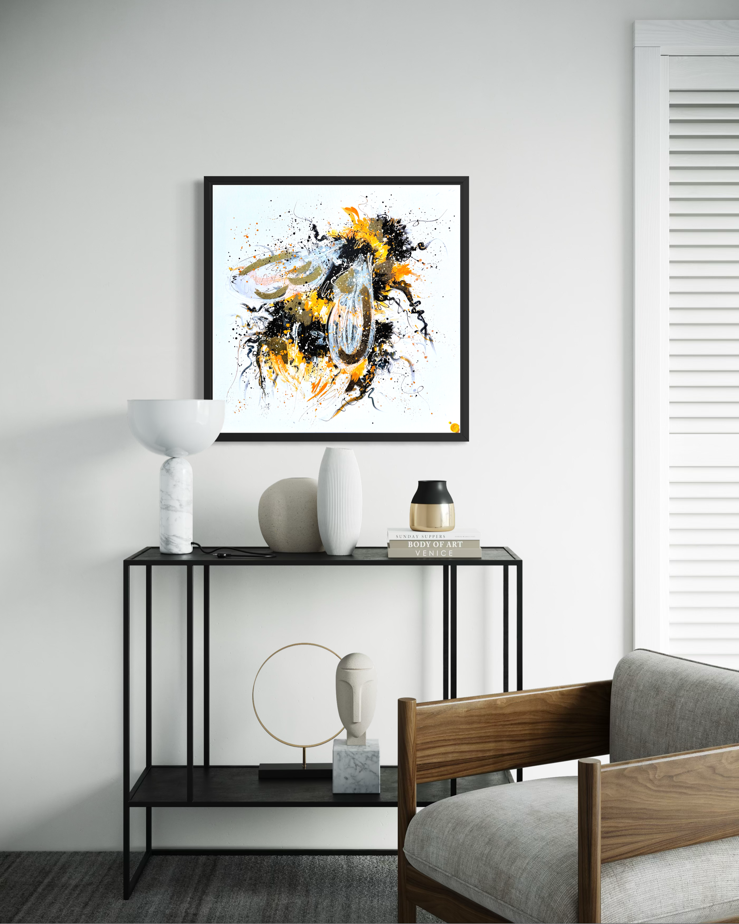 Hand Embellished Blair the Bee 🐝