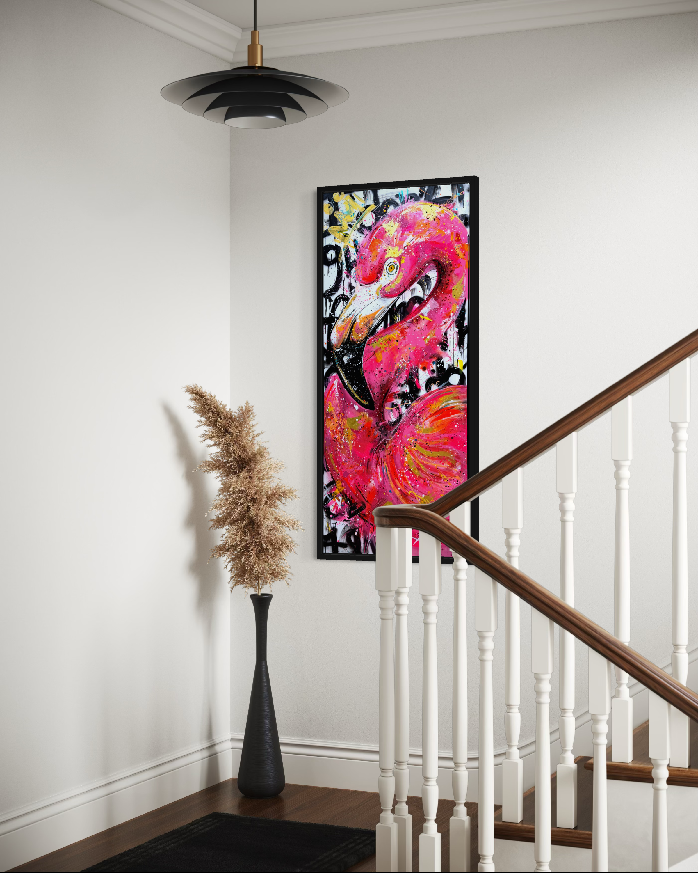 Hand Embellished Fizz the Flamingo