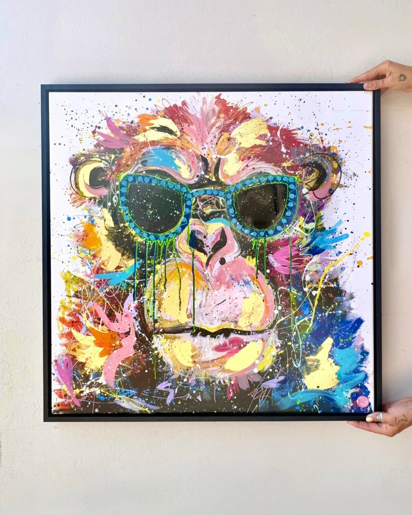 Hand Embellished Mike the Monkey (1 of 1) - COMING SOON