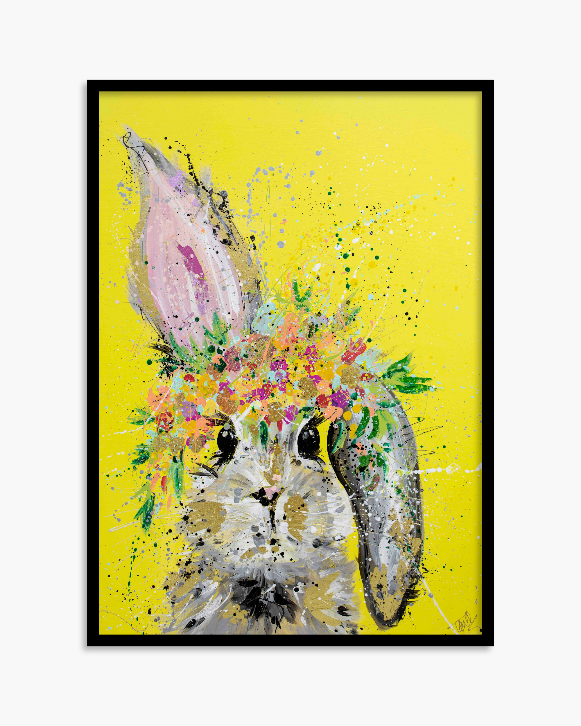 Yellow Bunny Standard Print
